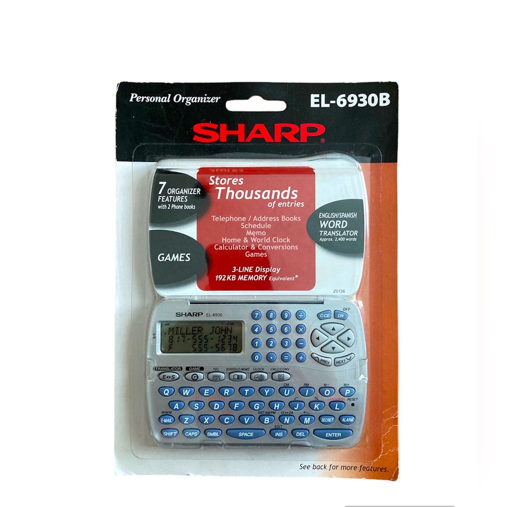 Sharp Personal Organizer EL-6930B